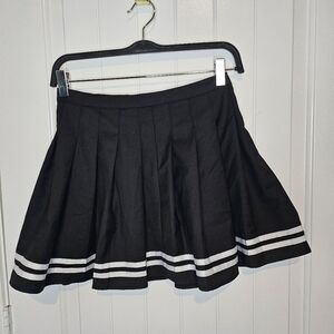 Forever 21 Black Mini Skirt - Raw Frayed Hem - Size Small